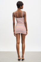Red horizontal multi stripe tank dress_2