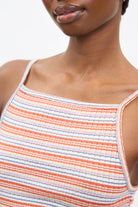 Red horizontal multi stripe tank dress_4
