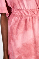 Red tie dye maxi skirt_3