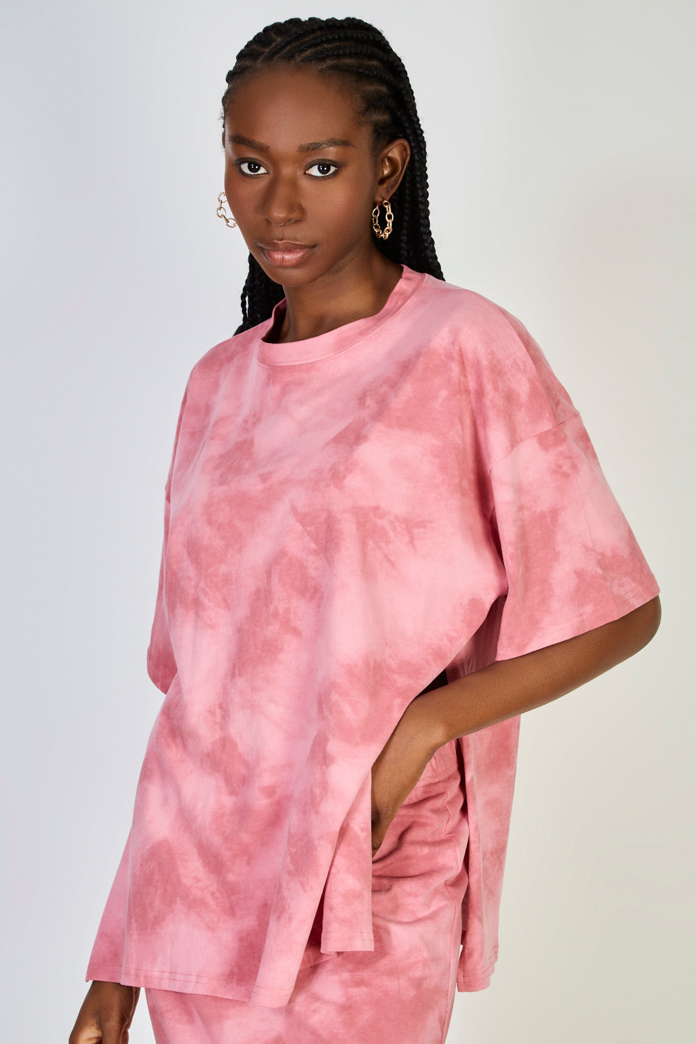 Red tie dye t-shirt_1