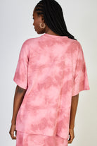 Red tie dye t-shirt_2