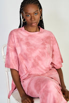 Red tie dye t-shirt_5