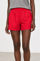 Red welt pocket athletic shorts_3
