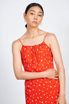 Red floral print maxi dress_3