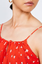 Red floral print maxi dress_4