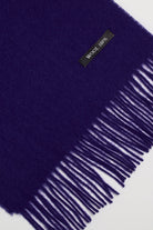 Royal blue pure wool classic scarf_2