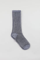 Metallic glitter superstar long socks - Set of 3