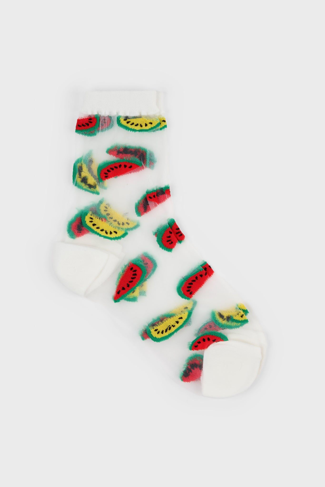 Watermelon sheer socks_1