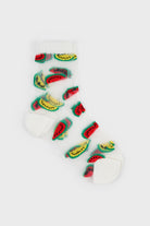Watermelon sheer socks_1