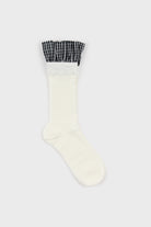 Checked ruffle trim socks - Set of 3_2