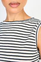 White and black horizontal stripe tank_4