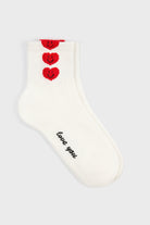 White and red happy hearts socks_3
