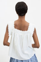 White cotton lace trim thick strap tank_2