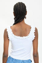 White double ruffle trim tank_2