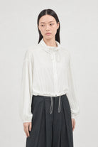 White high low windbreaker_1