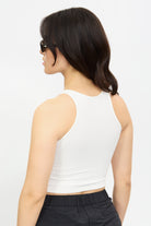 White jersey halter tank_2