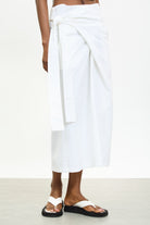 White long tie waist midi skirt_1