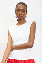 White muscle tank top_1