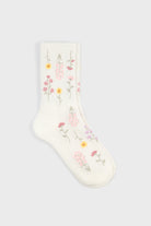Scattered wild flower socks - Set of 3