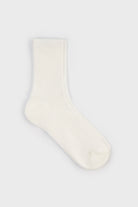 White semi sheer ribbed socks_3