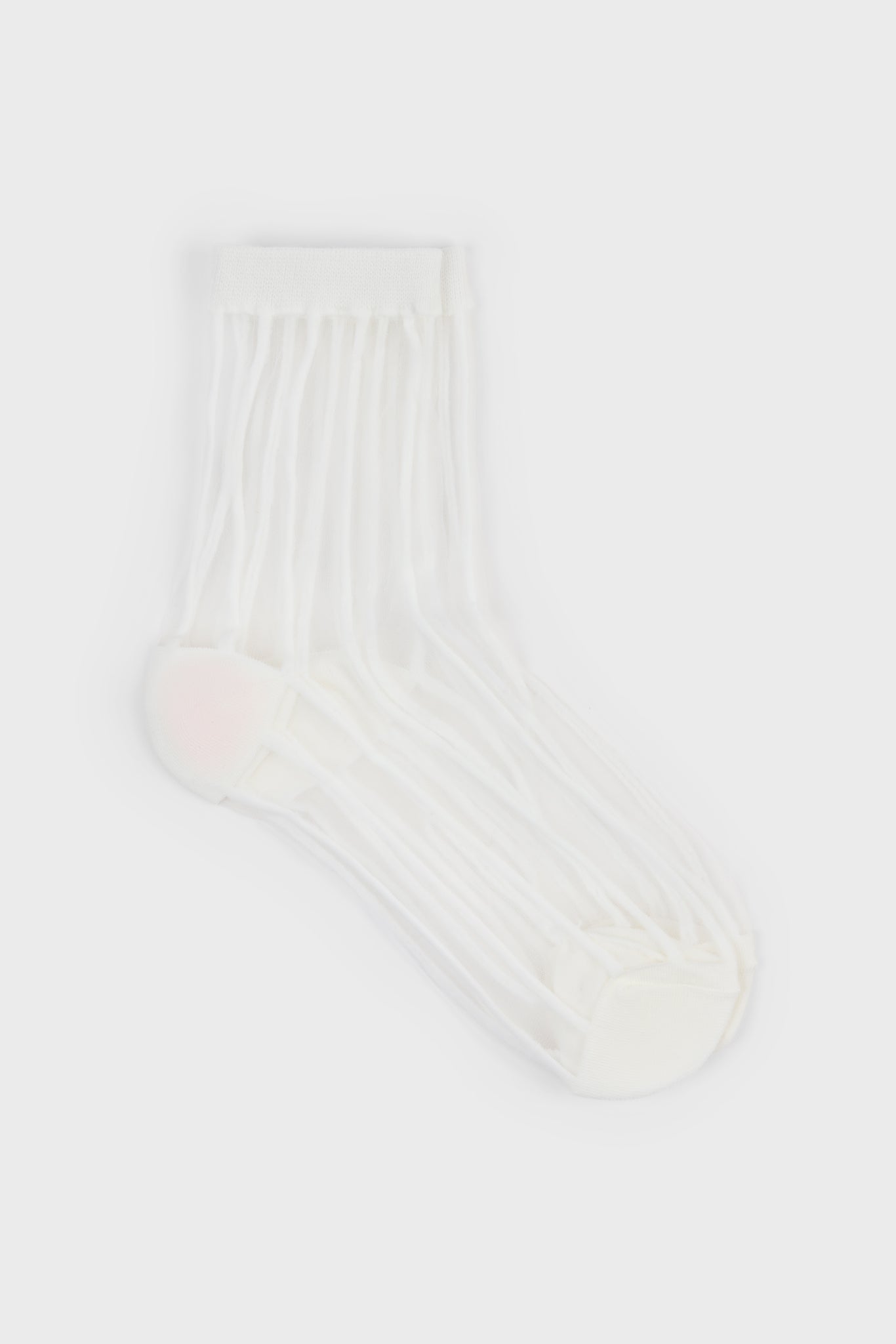 White sheer referee stripe socks_1