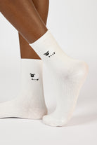 White single sheep socks_1