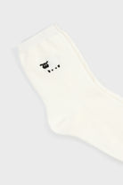 White single sheep socks_4