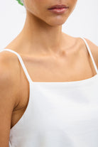 White tiered strappy mini dress_4