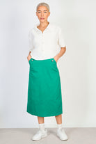 White waffle knit button up tee_4