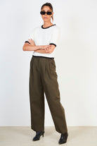 White and black trim knit tee_5