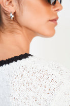 White and black trim knit tee_3
