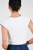 White and black trim tee_2