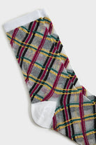 White criss cross multicolour sheer socks_3