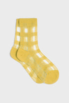 Sheer gingham check socks - Set of 3