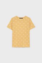 Yellow daisy print t-shirt_1