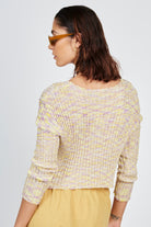 Yellow and purple multicolour cardigan_2
