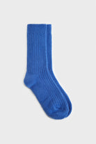 Pastel thick ribbed cashmere blend socks - Set of 3