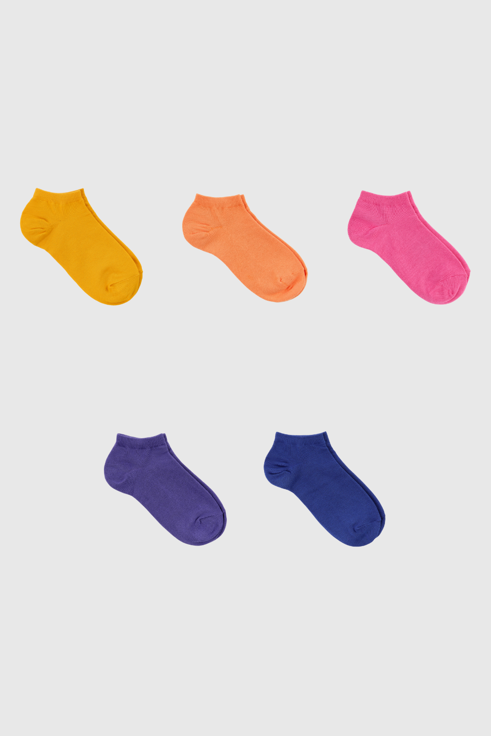 Bright classic ankle socks - Set of 5