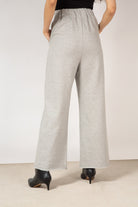 Grey smart sweatpant trousers_2