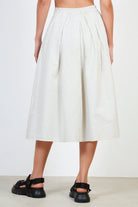 Grey and ivory striped seersucker skirt_2