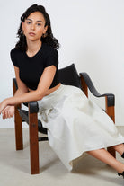 Grey and ivory striped seersucker skirt_5