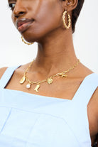 Pale blue bodice box pleat midi dress_4