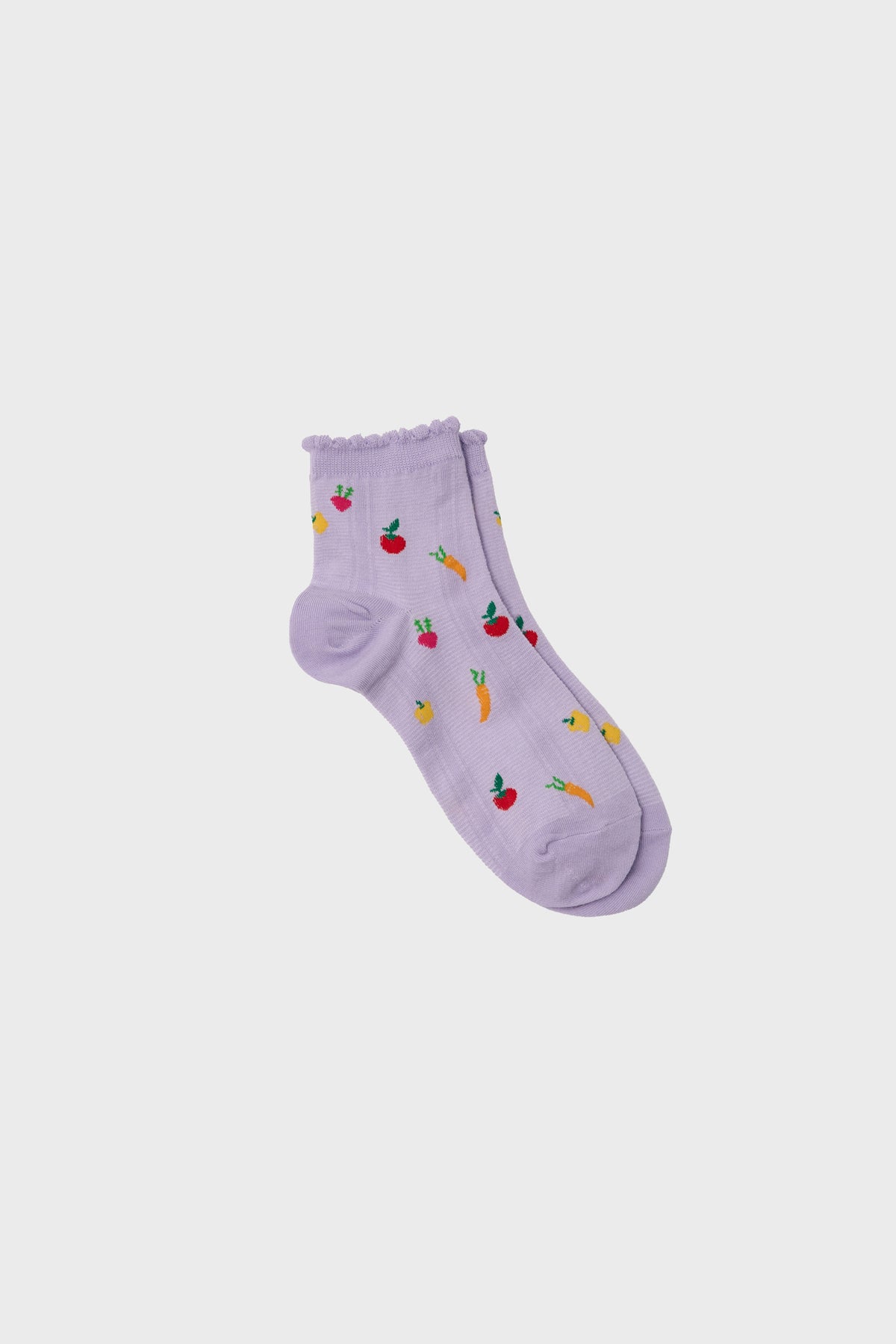 Lilac five a day fruits and veggies socks_1