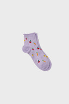 Lilac five a day fruits and veggies socks_1